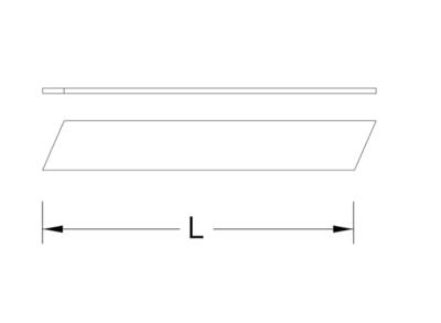 KS Tools 907.2168 Afbreekmesjes 0,4x9x80 mm, dispenser à 10 stuks