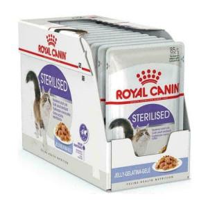 Royal Canin Sterilised natvoer kat (in gelei) 1 doos (12 x 85 g) Royal Canin Sterilised natvoer kat (in gelei) 1 doos (12 x 85 g)