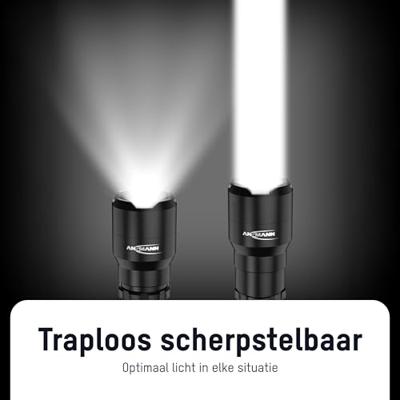 Ansmann LED Taschenlampe Survival TS450RF wiederaufladbar Zaklamp werkt op Li-ion oplaadbare batterij SMD LED 11.5 h 72 g Ansmann LED Taschenlampe Survival TS450RF wiederaufladbar Zaklamp werkt op Li-ion oplaadbare batterij SMD LED 11.5 h 72 g