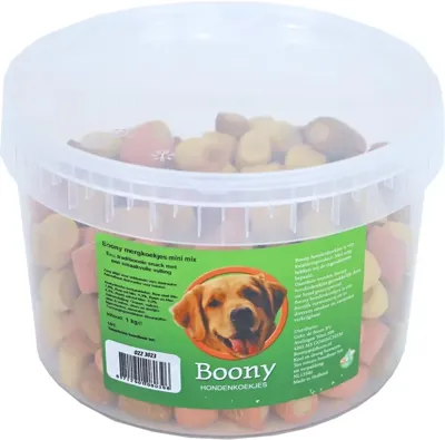 Boony hondenkoek mergkoek mini mix 1000g Gebr. de Boon - Gebr de boon Boony hondenkoek mergkoek mini mix 1000g Gebr. de Boon - Gebr de boon