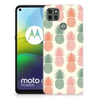 Motorola Moto G9 Power | Siliconen Case | Ananas - thumbnail