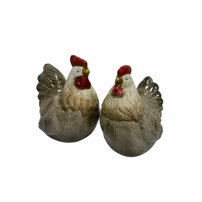 Tuinbeeld Haan of Kip 13cm Assorti 1st Tuinbeeld Haan of Kip 13cm Assorti 1st