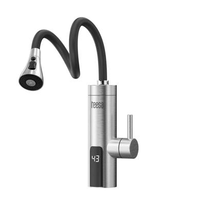 Teesa doorstroomverwarmer met flexibele uitloop TSA4107 metaal