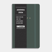 Deluxe Pocket Agenda 2026 Donkergroen - thumbnail