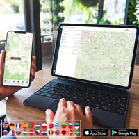 YUKAtrack GPS-Tracker Auto, voertuigen, vrachtwagen met SIM kaart en data flat heel Europa LIVE tracking, complete set: geen abonnement, geen contract, OBD 2 tracking box, direct klaar voor gebruik - thumbnail