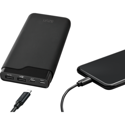 Azuri Powerbank Azuri Quick Charge 3.0 + USB-C - 20.100 mAh Azuri Powerbank Azuri Quick Charge 3.0 + USB-C - 20.100 mAh