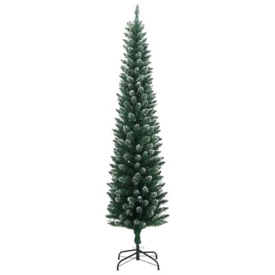 VidaXL Kunstkerstboom smal met 300 led's 240 cm