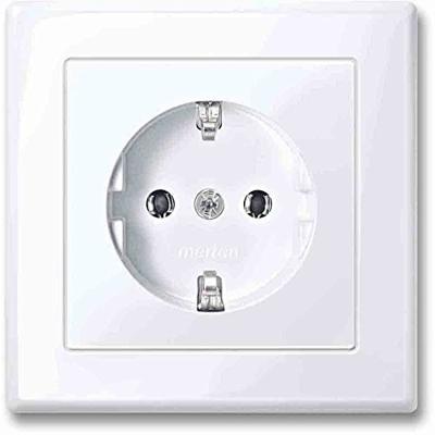 Merten MEG2301-1425 Wandcontactdoos System M Wit 1 stuk(s)
