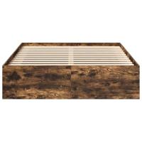Bedframe gerookt eikenkleurig 135x190 cm Double - thumbnail