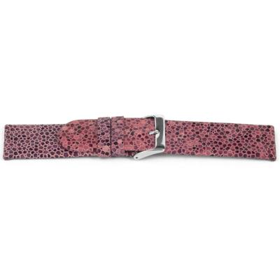 Horlogeband Universeel H736 Leder Roze 22mm Horlogeband Universeel H736 Leder Roze 22mm