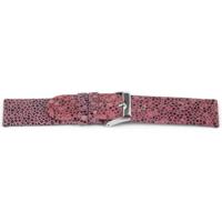 Horlogeband Universeel H736 Leder Roze 22mm - thumbnail
