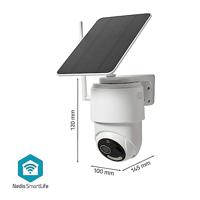 Nedis WIFICBO50WT Smartlife Camera Voor Buiten Wi-fi Full Hd 1080p Kiep En Kantel Ip65 Max. Batterijduur: 5 Maanden Cloud Opslag (optioneel) / Microsd (niet Inbegrepen) 5 V Dc Met Bewegingssensor Nachtzicht Wit - thumbnail