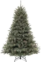 Triumph Tree Forest frosted verlichte kunstkerstboom blauwgroen 230cm - 400 lampjes - thumbnail