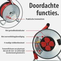 Brennenstuhl Professional SteelCore Kabelhaspel SC 5110 IP44 | 50m | H07BQ-F 3G1,5 - 9191500210 - thumbnail