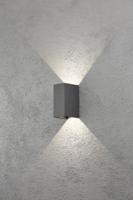 KonstSmide LedspotCremona Up - Down 2x3w - 3000K 17cm antraciet - 7940-370 - thumbnail