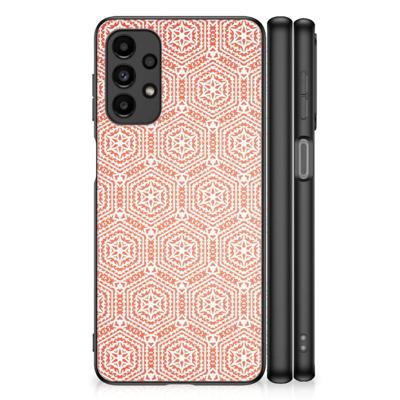 Samsung Galaxy A13 4G Back Case Pattern Orange
