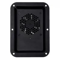 Adam Hall 8780 Ventilatiepaneel zwart - thumbnail