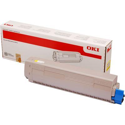 Toner oki 45862837 geel