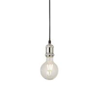 Searchlight Landelijke pendelSuspi chroom met zwart - 7461CC - thumbnail