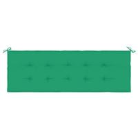 Tuinbankkussen 150x50x3 cm groen - thumbnail