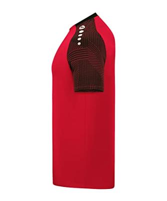 JAKO 6122 T-Shirt Performance - Rood/Zwart - 4XL