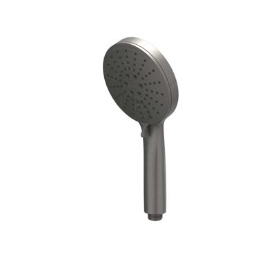 IVY Handdouche - rond - 3-standen - antikalk nozzels - ABS kunststof - Geborsteld metal black PVD 6900406 IVY Handdouche - rond - 3-standen - antikalk nozzels - ABS kunststof - Geborsteld metal black PVD 6900406
