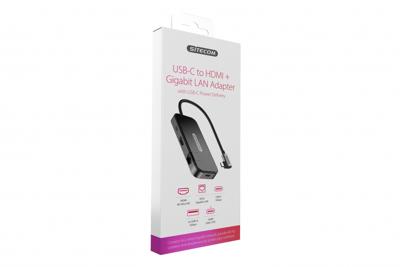 Sitecom USB-C to HDMI + Gigabit LAN Adapter Sitecom USB-C to HDMI + Gigabit LAN Adapter
