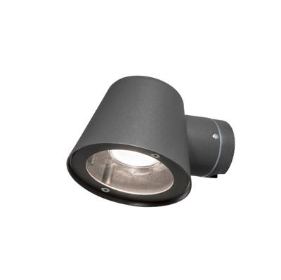 Trieste ronde tuin wandlamp downspot zwart GU10 7523-370