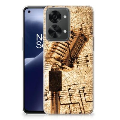 OnePlus Nord 2T | Siliconen hoesje | met foto Bladmuziek