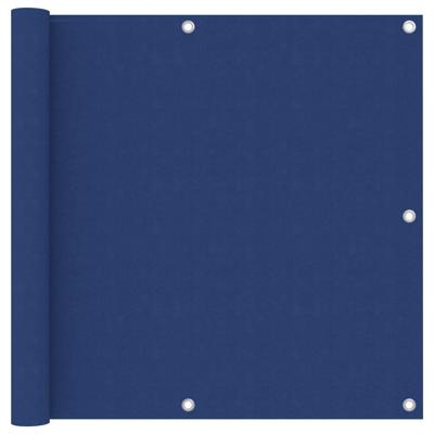 Balkonscherm 90x500 cm oxford stof blauw