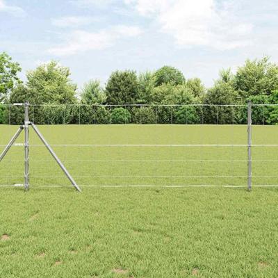 Weidehekwerk Zilver 25 x 0.8 m Gegalvaniseerd staal