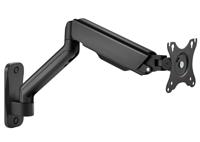 Techly ICA-LCD G112E flat panel bureau steun 81,3 cm (32 ) Muur Zwart - thumbnail