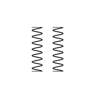 Shock Springs, 130mm 2.21N-mm (19.56lb/in) (2) (ARA330573)