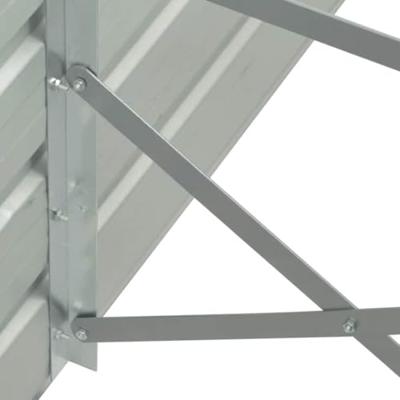VidaXL Plantenbak verhoogd 320x40x77 cm gegalvaniseerd staal bruin VidaXL Plantenbak verhoogd 320x40x77 cm gegalvaniseerd staal bruin