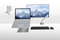 Desq laptopstandaard voor laptops tot 15,6 inch, zilver - thumbnail