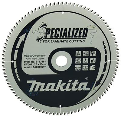 Makita Accessoires Afkortzaagblad | Laminaat | 305X30X2,5 96T5G - B-33881 Makita Accessoires Afkortzaagblad | Laminaat | 305X30X2,5 96T5G - B-33881