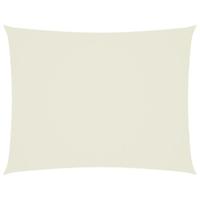 VidaXL Zonnescherm rechthoekig 3x4 m oxford stof crèmekleurig - thumbnail