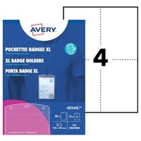 Avery-Zweckform 4834XL Insteekplaatje naamplaatje (b x h) 148 mm x 105 mm 50 stuk(s) - thumbnail