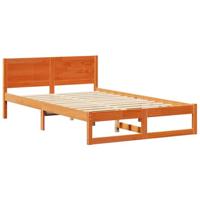 Bedframe Wasbruin 140 x 190 cm Massief grenenhout - thumbnail