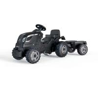 Smoby Farmer XL traptrekker met trailer - Zwart - thumbnail