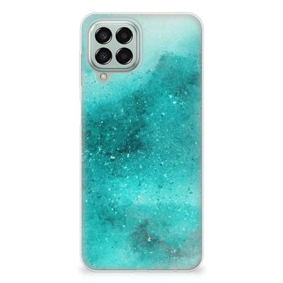 Smartphone hoesje Samsung Galaxy M33 Painting Blue Smartphone hoesje Samsung Galaxy M33 Painting Blue