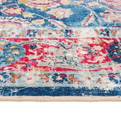 VidaXL Vloerkleed wasbaar anti-slip 160x230 cm meerkleurig - thumbnail