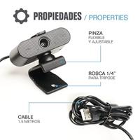 Webcam iggual IGG317167 FHD 1080P 30 fps - thumbnail