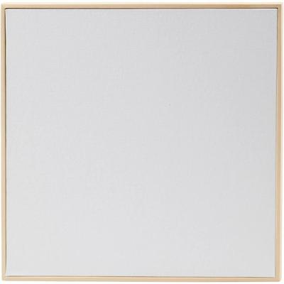 Creativ Company Canvas paneel met lijst, afm 30x30 cm, 280 gr, wit, 10 stuk/ 1 doos