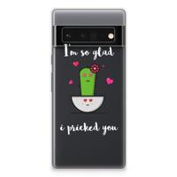 Google Pixel 6 Pro Telefoonhoesje met Naam Cactus Glad - thumbnail
