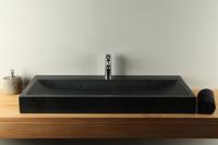 Basaltstein Waschbecken 100 cm BE-003-1k - thumbnail