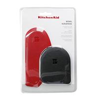 Siliconen Schrapers, Spatels - Set van 2 - Hittebestendig - KitchenAid - thumbnail