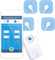 Bluetens MPACKUNI10 elektronische spierstimulator Elektrode-eenheid Blauw, Wit - thumbnail