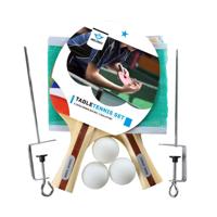 Angel Sports Tafeltennis Set met Netpost/3 Ballen/2 Bats - thumbnail