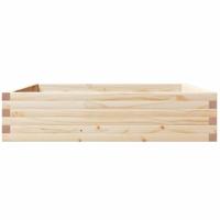 VidaXL Plantenbak 100x100x23 cm massief grenenhout - thumbnail